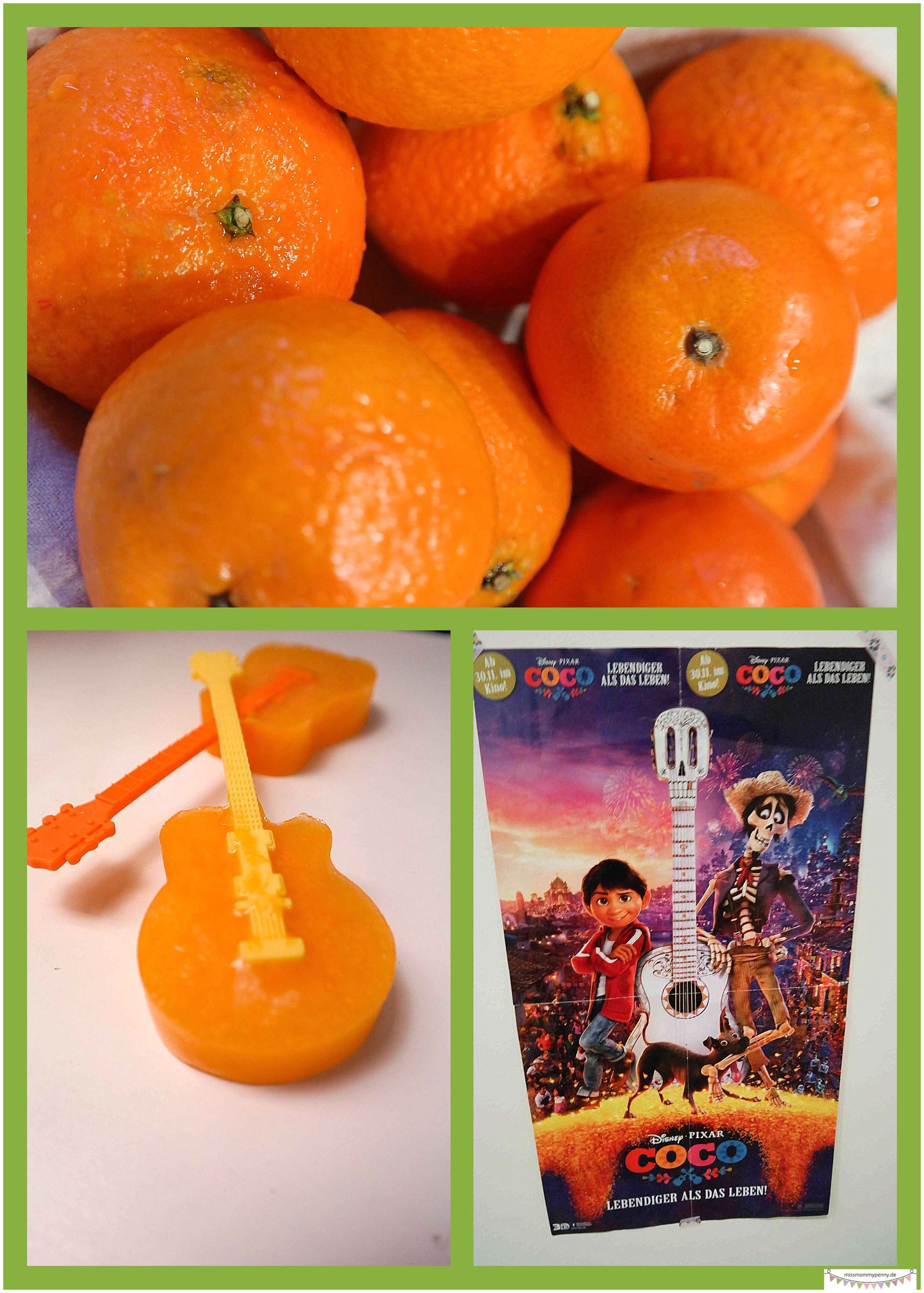 Orangeneis - Speisen in Gitarrenform